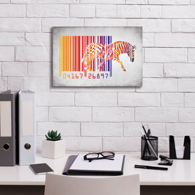 «Zebra Barcode» par Mark Ashkenazi, art sur toile