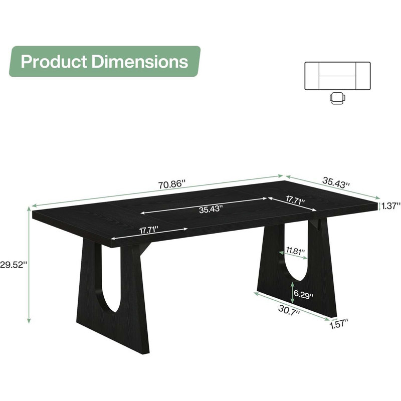 Bureau d'ordinateur Basic Basic, table de travail de direction classique simple