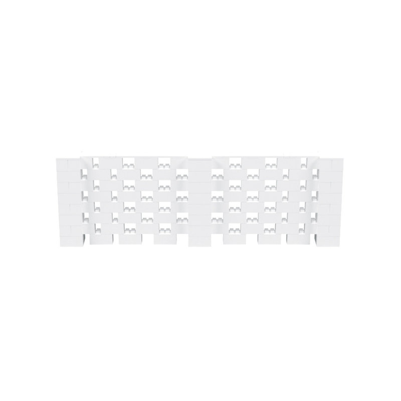 Ensemble mural 4 po de haut Everblock, Blanc, 144"