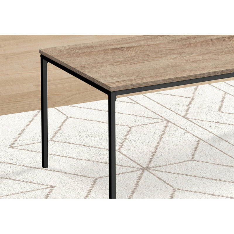 Ensemble de table 3 pièces, 1 table basse et 2 tables de bout, Taupe