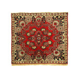 One-of-a-Kind Square 3'3" X 3'3" Hand Knotted Area Rug