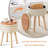Storage Wood Accent Stool-1043622650