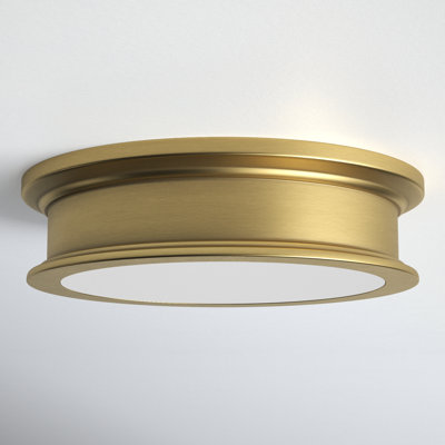 Rosanne 3 Light Glass Flush Mount