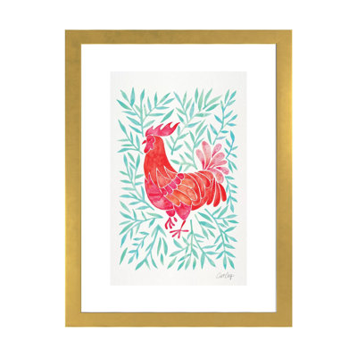 Coq par Coquillette - reproduction d'art
