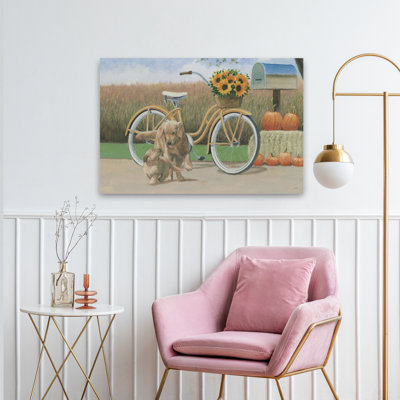 «Fall Bounty I», art d'automne, croiseur de plage, art à bicyclette