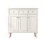 Banc de rangement blanc en bois manufacturé