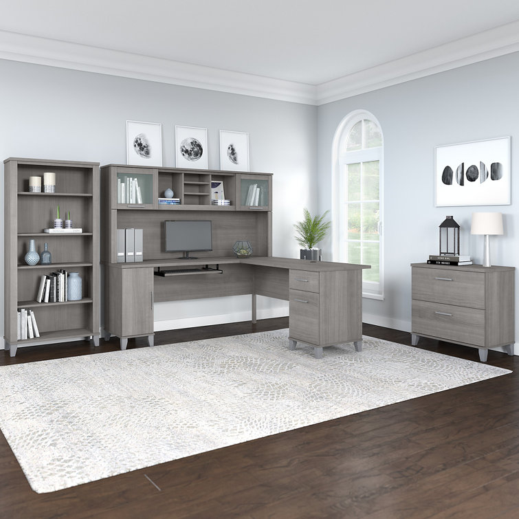 Magomed 4 L-Shaped Computer Desk Office Set