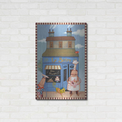 «Chef 5 Chez Bistro» par Viv Eisner, art mural en métal