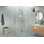 Halo 56 in. x 41 in. x 78 in. 90-degree Fully Frameless Glass Hinged Shower Enclosure