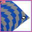 Tapisserie murale à motif zigzag bleu gris - Décoration murale zigzag-1540474033