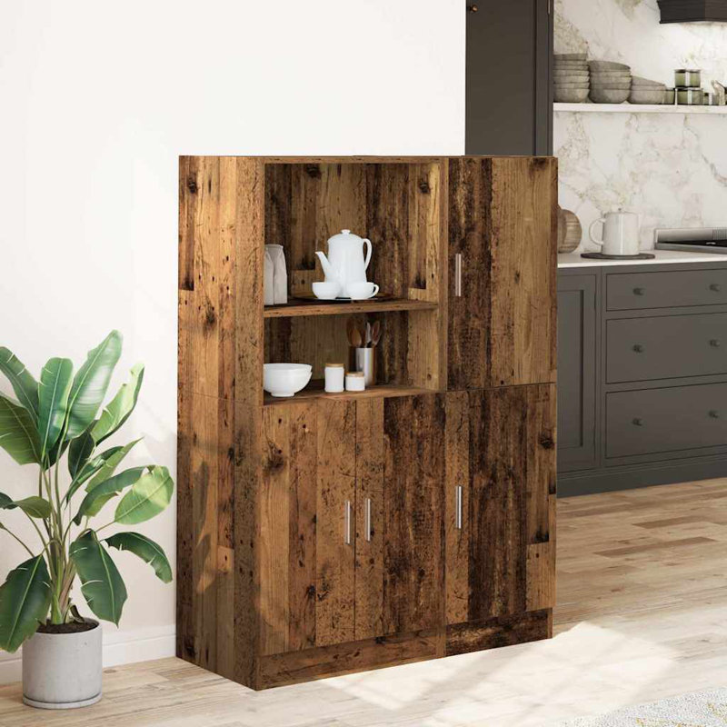 1 131.5cm Kitchen Pantry, Reclaimed Wood