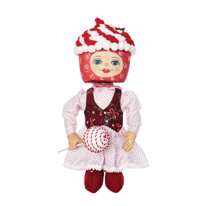 Figurine de poupée Peppermint Pauline Joe Spencer Gathered Traditions