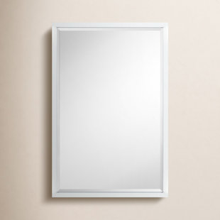 Haddison Recessed Framed Medicine Cabinet with Mirror and Adjustable Shelves