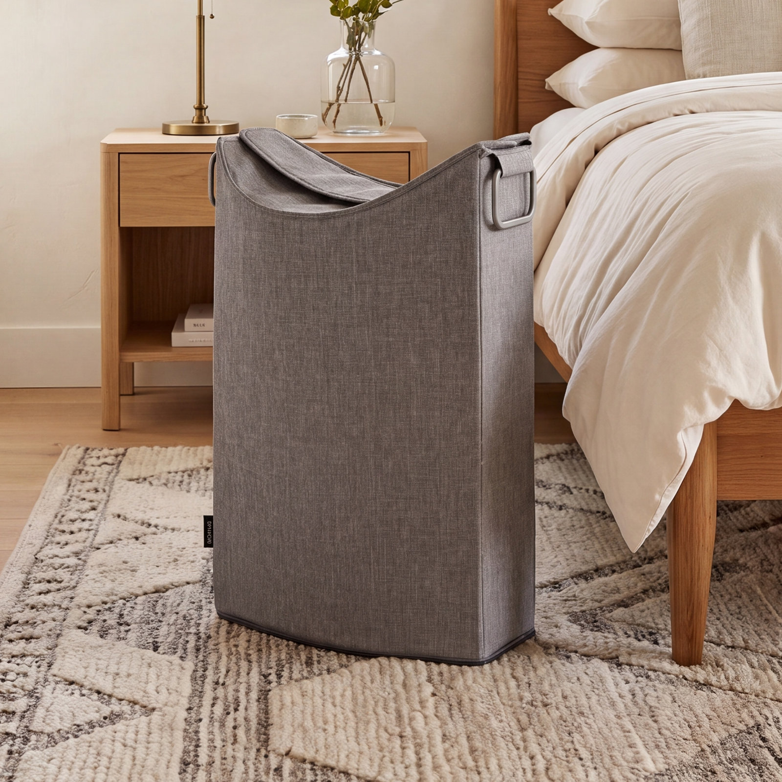FRISCO Laundry Hamper, Warm Gray