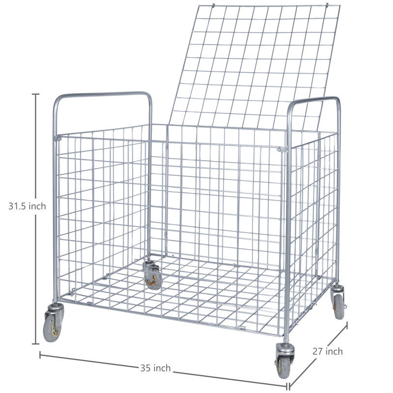 Chariot de rangement de ballons de sport verrouillable Home Gym