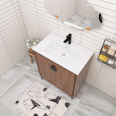 Meuble-lavabo simple avec plateau 30,34 po