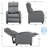 Recliner Chair PU Leather Recliner Sofa-1695736320