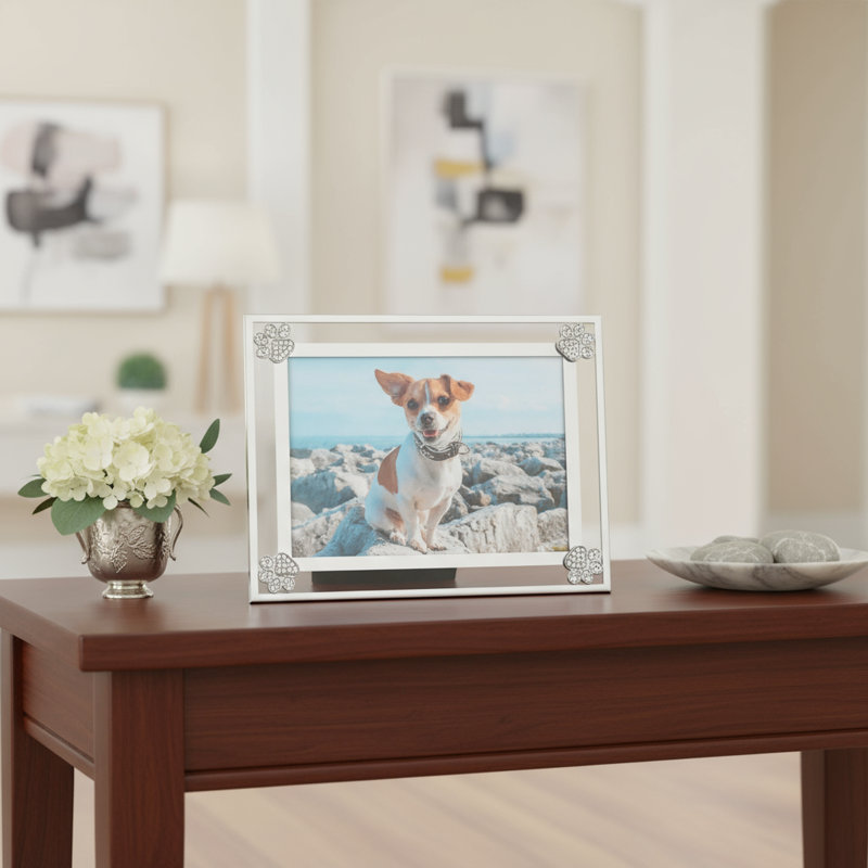 Paw Print Metal Picture Frame, 5" x 7"