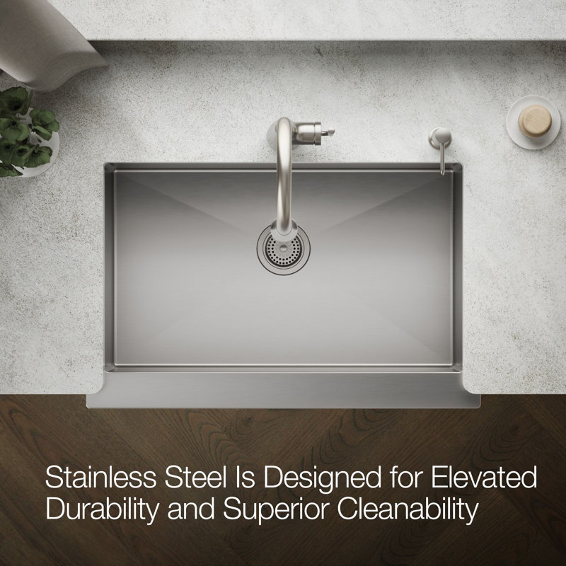Strive Undermount Single-Bowl Farmhouse Kitchen Sink
