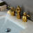 2-handle Bathroom Faucet with Drain Assembly-86180500