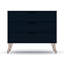 Commode 3 tiroirs Mid-Century moderne Tatiana