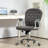 Vinsetto Teddy Fleece Home Office Chair-401276905-401276886