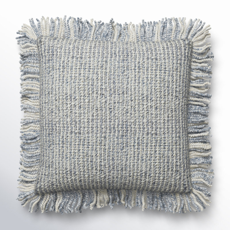 Coussin Vilano, Polyester/ Bourre en polyester, Gris
