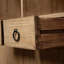 Approx. High Reclaimed Pine Shelf with Three Drawers