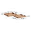 Ensemble de 2 tables basses Astraea