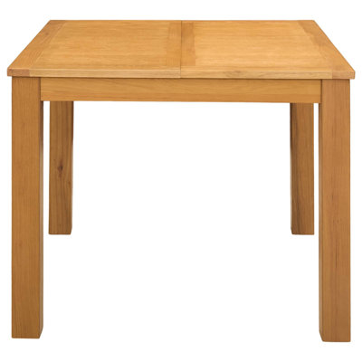 Dining Table with Wood Base