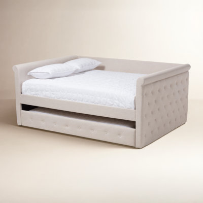 Samitha Upholstered Daybed with Trundle