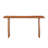 57" Chestnut Solid Wood Sled Console Table