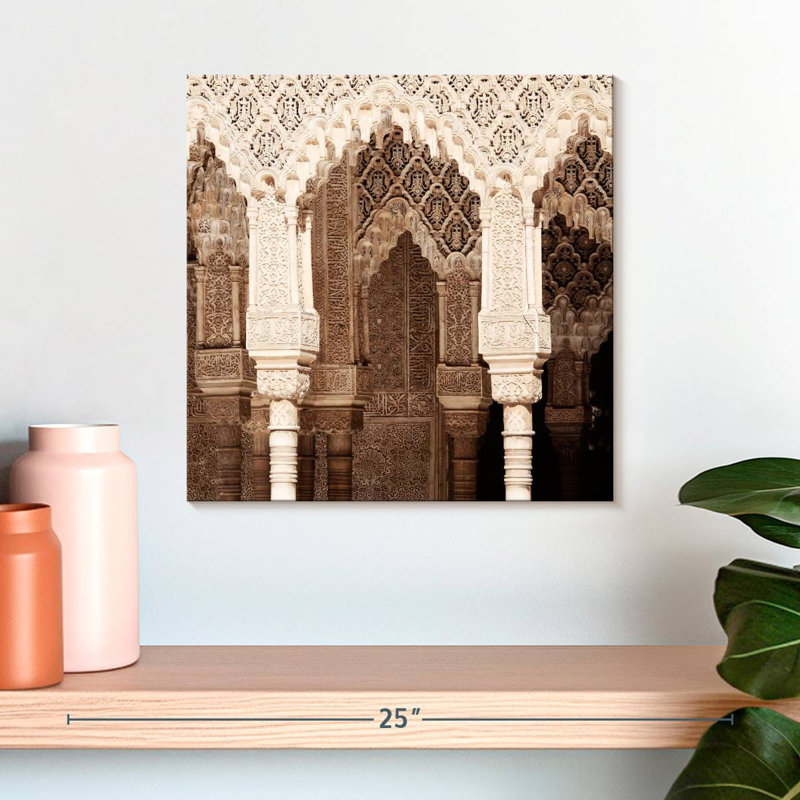 Nicci, les arches arabes, H 16 po x l 16 po
