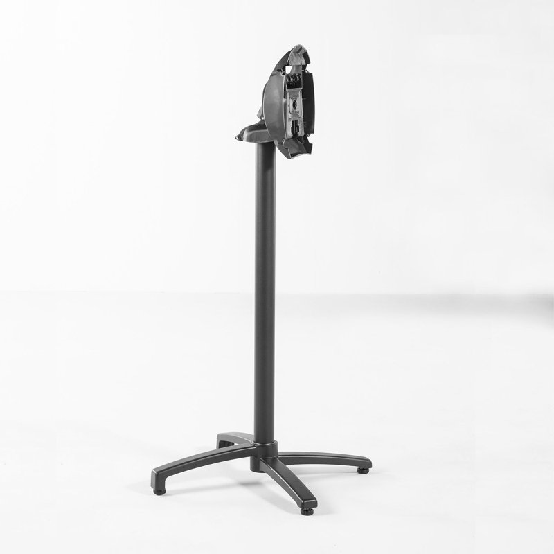 Grosfillex X-One Black Folding Bar Table Base