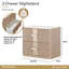 West Kensington 2-Drawer Nightstand - Medium Espresso-1984053686