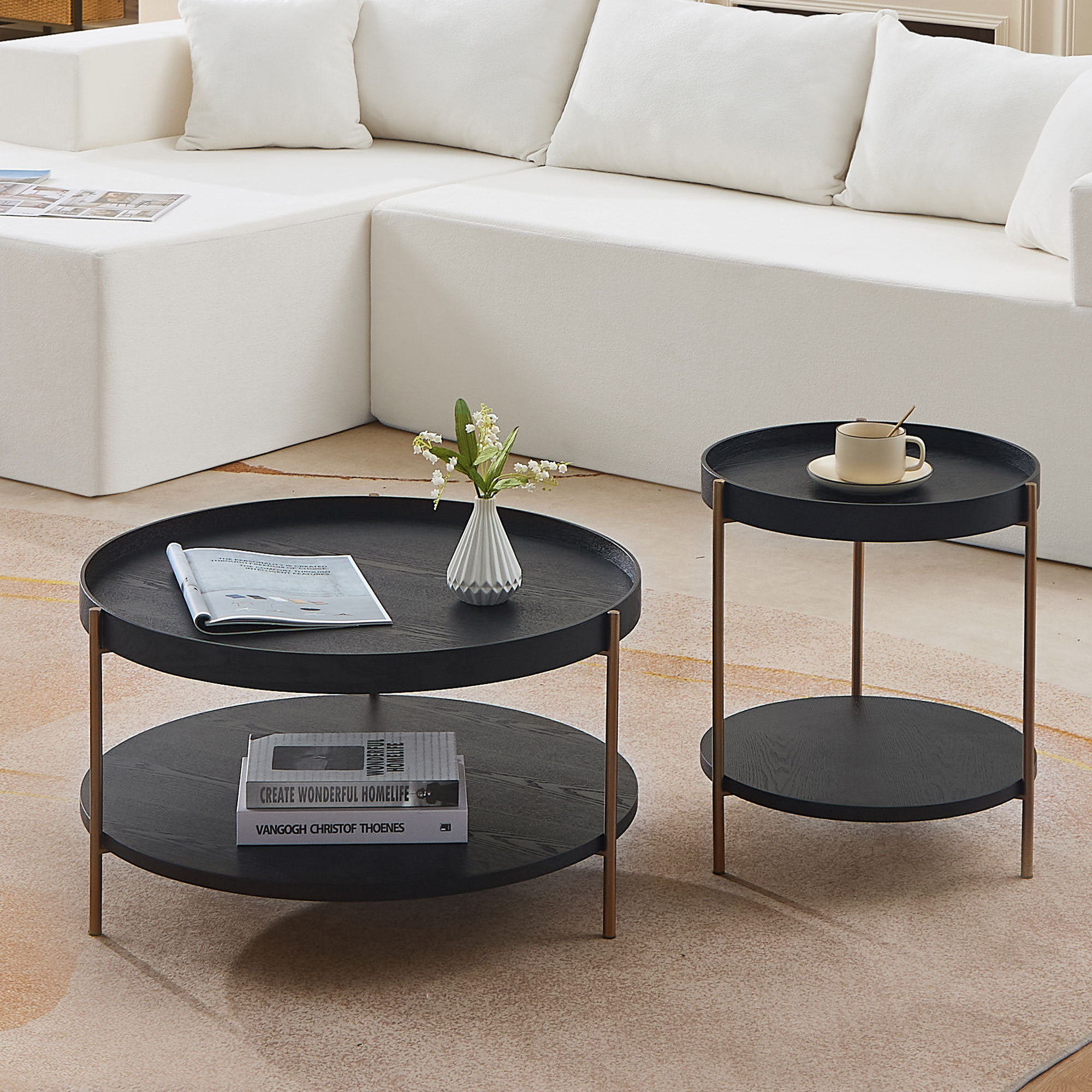 Ivy Bronx Sunol Nesting Coffee Table | Wayfair