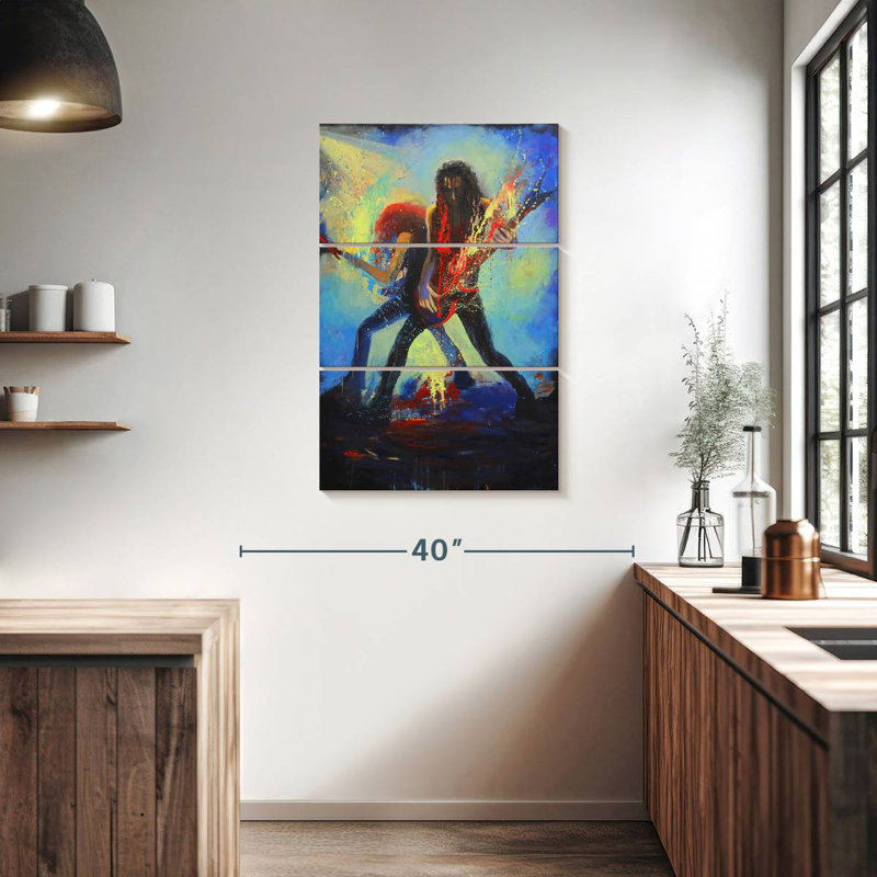 Abarca Rock And Roll, 38" H x 24" W