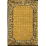 Hand-Knotted High-Quality Gold Area Rug