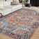 Persian Style Anti-Slip Area Rug for Living Room Bedroom and Home Decor Washable Rugs Vintage Rug for Dining Room