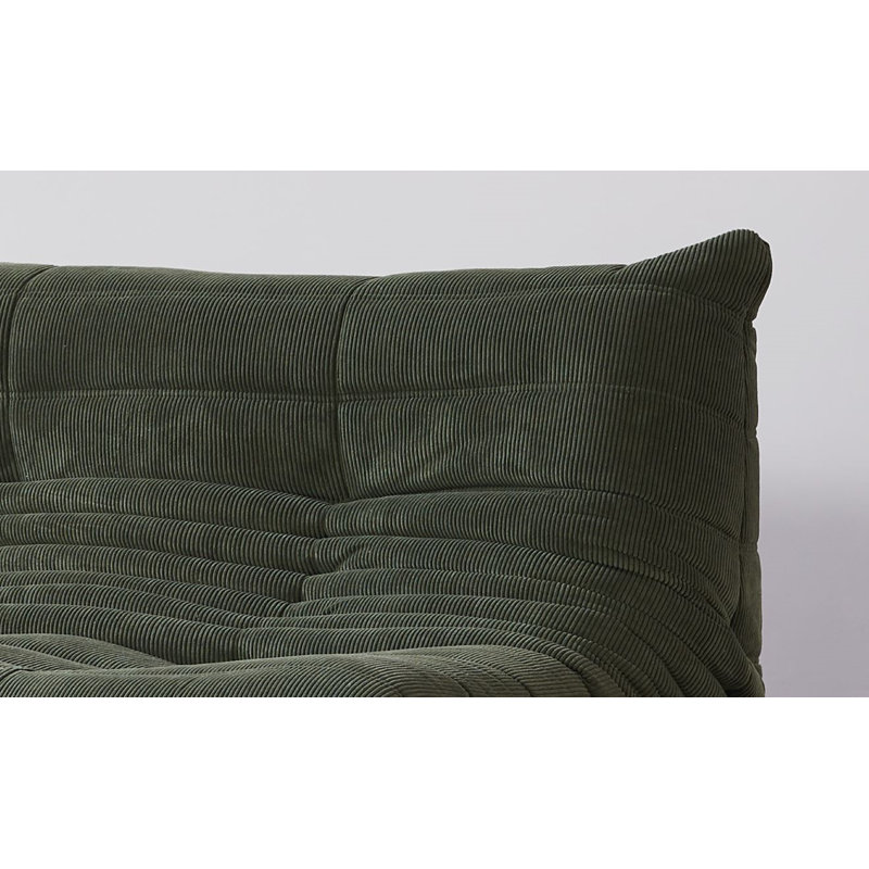 Humira 69'' Corduroy Sofa, Green Corduroy