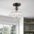 Vilas Glass Semi Flush Mount-895313791