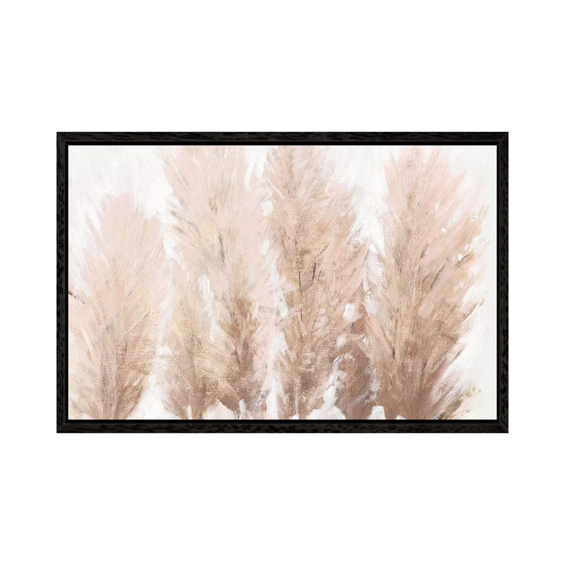 Pampas Grass II by Tim OToole - Floater Frame Gallery-Wrapped Canvas Giclée on Canvas, 152.5 cm H x 101.5 cm W, Black