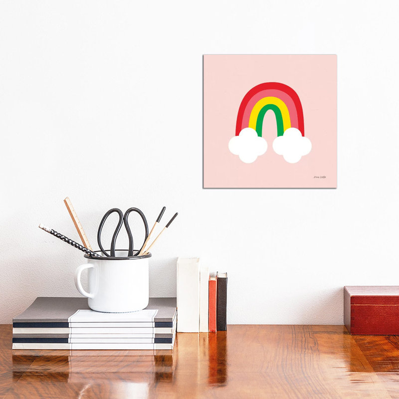 Bright Rainbow II by Ann Kelle - Wrapped Canvas Print, 30.48 cm H x 30.48 cm W
