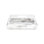 Crested Crane Silver Gold Acrylic Rectangle Decorative Tray