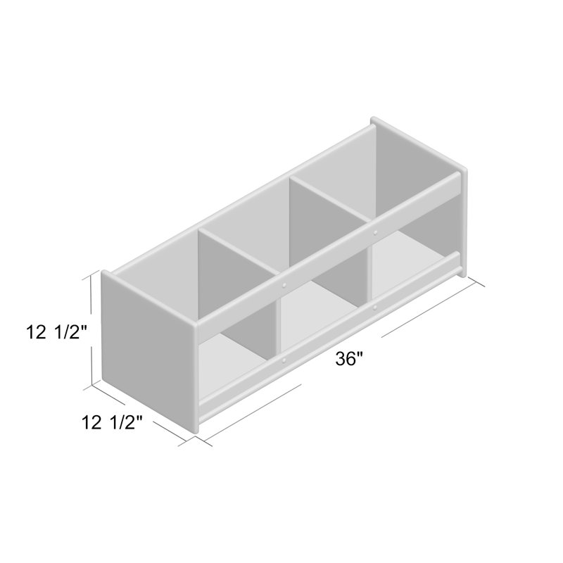 Kids' Station Portable 3 Compartment Book Display & Reviews | Wayfair