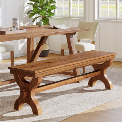 Solid Wood Bench