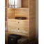 Plateau pour accoudoirs de canapé en acacia, table rectangulaire avec accoudoirs pour canapé - accessoires de canapé, support pour fauteuil, plateau à pince pour canapé de salon, table avec accoudoirs pour canapé (noyer, l 13,75 po x l 9,5 po x H 1 po)