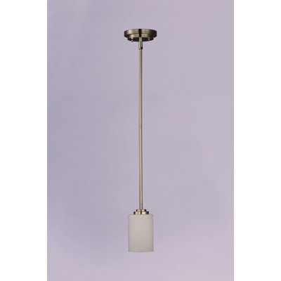 Luminaire suspendu cylindrique à 1 lumière Vikenti