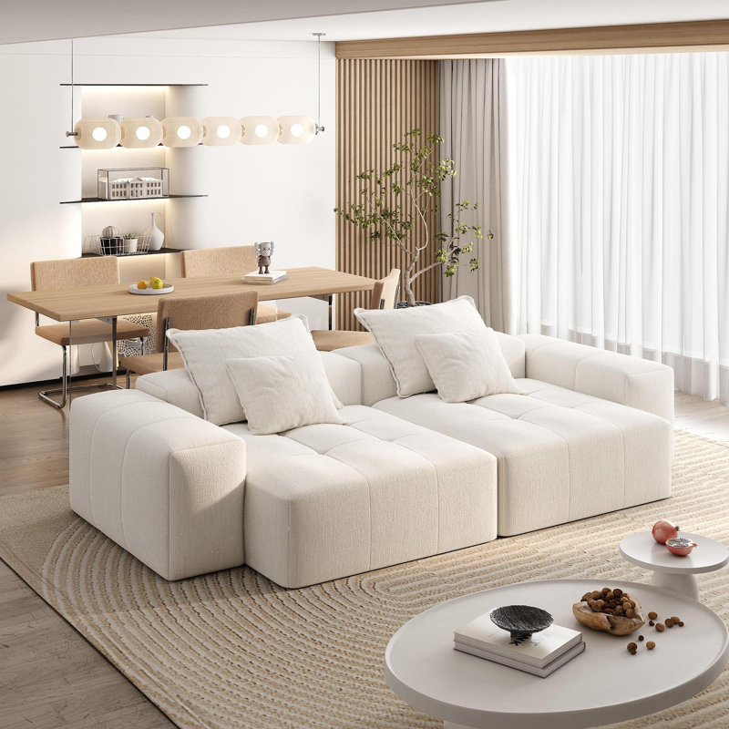 Canapé modulaire surdimensionné Modern, 2, Beige