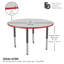 Table ronde à hauteur réglable-99071716-99071726-99071719